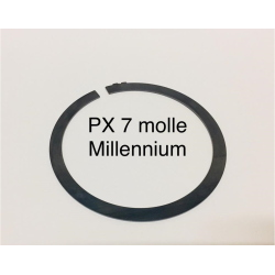 Seeger maggiorato Crimaz DC2120-SEEG, acciaio per molle spessore 1,2 mm e tacca antirotazione, per frizioni Vespa 7 molle e Millennium 8 molle.