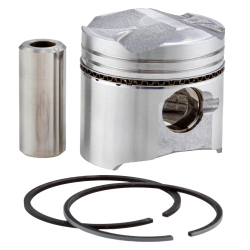 Pistone originale Piaggio 8734660004 categoria 4 per Vespa LX, S, Primavera e Sprint 50 cc 4T ad aria, quattro valvole. Selezione dimensionale specifica.