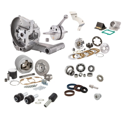 Kit SIP BFA 225 cc 7824522J per Vespa Largeframe: Ø69, corsa 60, cilindro con testa, albero e frizione 24/64. Solo uso racing.