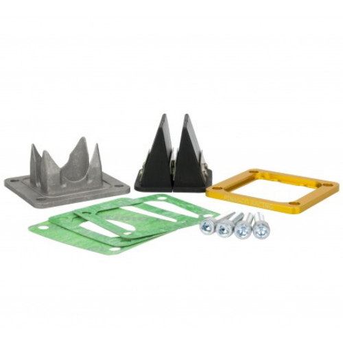 Pacco lamellare Pinasco 8X 26381351 a doppia cuspide, 70x66x46 mm e otto petali senza stopper, intercambiabile con alloggiamenti tipo Yamaha RD350.