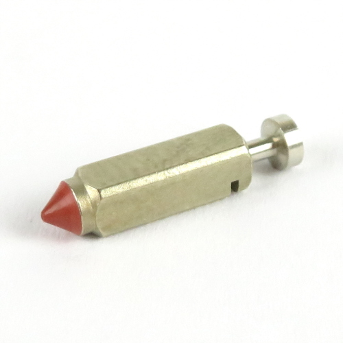 Spillo chiusura benzina Dell'Orto 0808000 05, quadrato molleggiato Ø4,5 mm, per carburatori SI 20.15-26.26 D/E/G e PHB compatibili.