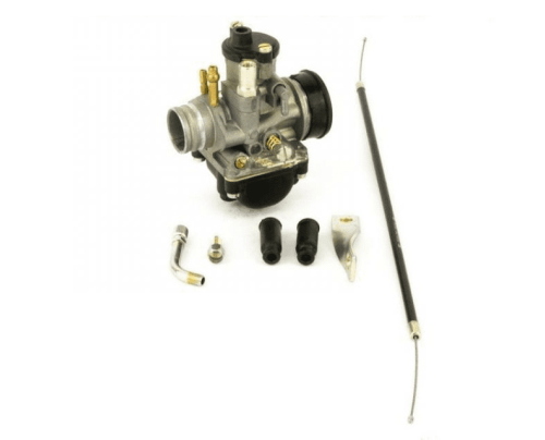 Impianto alimentazione Pinasco 10294932 con carburatore 21 mm e accessori per P.G.O. Comet 50 2T e Star II 50 2T compatibili.