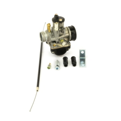 Kit alimentazione Pinasco 10294969 Ø19 mm per Cagiva City 50 4P 1992-1997, completo degli accessori previsti per il montaggio.