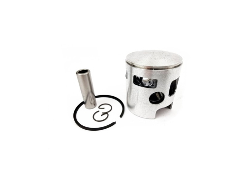 Pistone Pinasco 25121085B selezione B: Ø46 mm, spinotto Ø12 mm e un segmento per gruppi termici compatibili di Piaggio Ciao e Si.