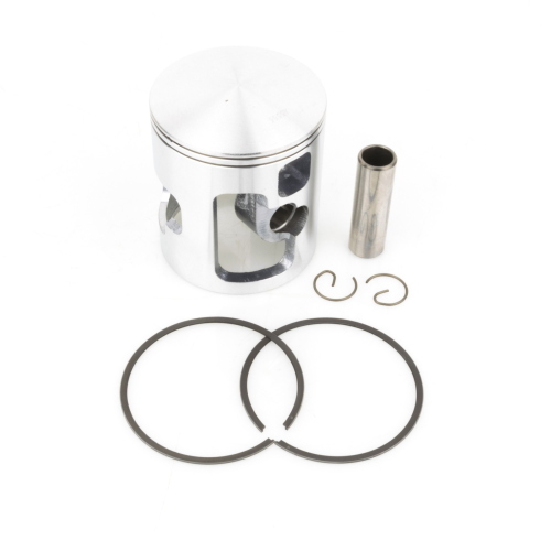 Pistone completo Pinasco Ø69 mm selezione B, due segmenti rettangolari, per gruppi 215/225 cc Vespa 200 compatibili.