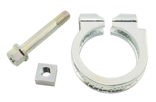Kit fascetta Dell'Orto 5301600 78 da 30 mm per carburatori PHBG e SHBC predisposti al raccordo elastico. Completo di vite e dado.