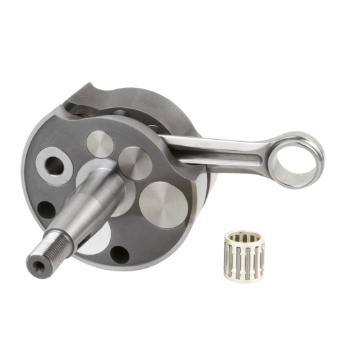 Albero motore Pinasco Factory 27082002 corsa 51 mm, biella 105 mm e sistema pignone calettato, specifico per carter Pinasco Master Vespa Smallframe.