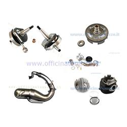 Polini 75cc R engine tuning assembly kit with exhaust booster (No PK)
