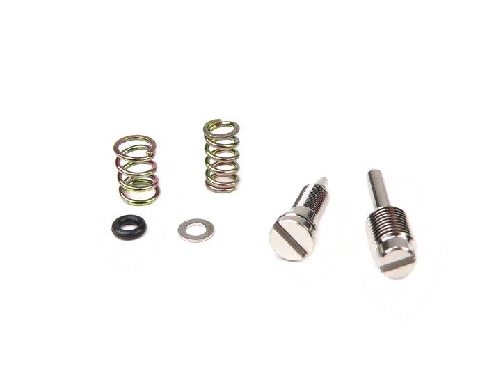 Air / mixture adjustment screw and gas valve adjustment screw -DellOrto PHBN carburetor- Minarelli 50cc (manual starter)