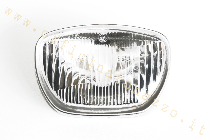 f224 - Fanale anteriore in plastica completo di cornice cromata per Vespa GL