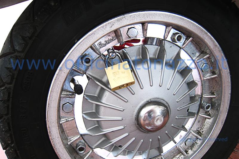 Bloqueo de rueda antirrobo para Vespa 50 - Primavera - ET3 - PX - PK