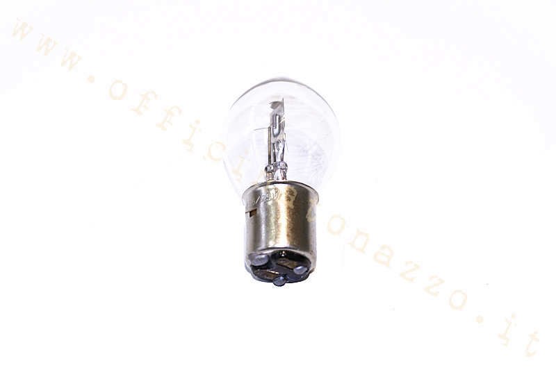 Bayonet fitting Vespa lamp, double-light sphere 12V - 45 / 40W