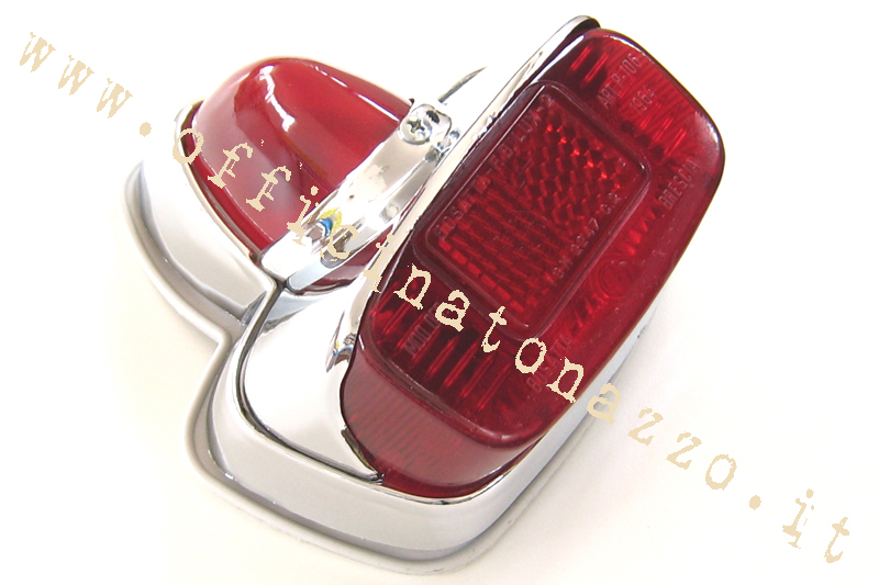 p206 - Rear light in glossy plastic complete with gasket for Vespa VNB3T> 5T - VBA1T since 110486> - VBB1T> 2T - GS150 since 0087590> - GS160