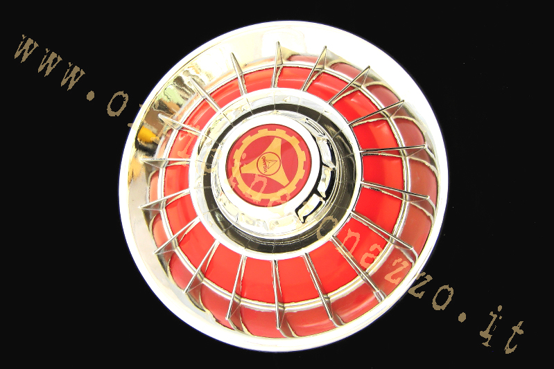 Red wheel cover for 8 "rims for Vespa