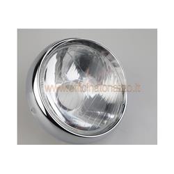 Front light in glass marked SIEM Ø105 with eyelid for Vespa VB1 - GS VS