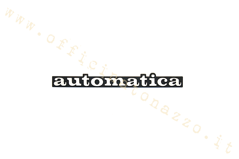 6113 - "Automatic" hood plate