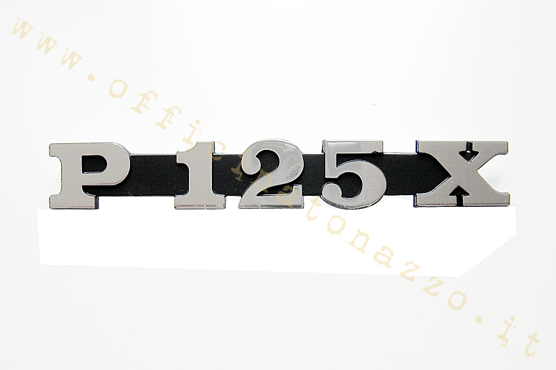 5768 - Plaque de capot "P 125 X" px de 77 à 81