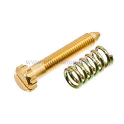 Standard idle adjustment screw and spring for Polini carburetor Ø21 - Ø23 - Ø24