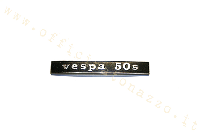 plaque arrière "Vespa 50 S"