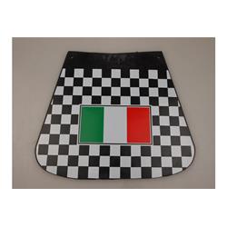 740434 - Karierte Schmutzfänger mit italienischer Flagge für Vespa