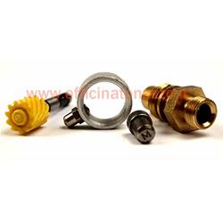 Kit de retorno de cuerda gruesa, brújula, anillo de engrase del odómetro Vespa para rueda de 10 "