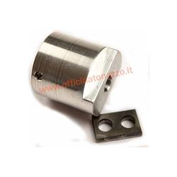 Adaptador de polea de control de gas PRO SERIES de carrera corta, cabezal de dirección, para Vespa 125 VNB3-6 / 150 VB1 / VBA / VBB / VGLA-B / T3 / T4 / GS VS2-5 / 160 GS de aluminio, con placa de fijación de cables.