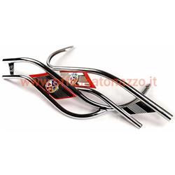 Salvascocca chrome double tube for Vespa PX - PE (RED)