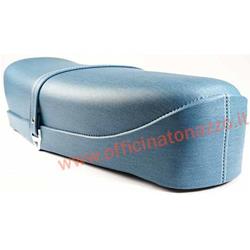 "Blue jeans" color two-seater saddle for Vespa 50 - Primavera - ET3 (without lock)