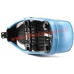 "Blue jeans" color two-seater saddle for Vespa 50 - Primavera - ET3 (without lock)