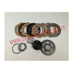 Group 4 complete clutch discs of cork reinforced for Vespa 50 - Primavera - ET3