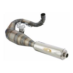 Expansion Exhaust SIP Performance 2.0 en acier avec silencieux en inox poli pour Vespa 200