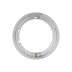 Circle SIP 2.10x10 tubeless "Chrome pour Vespa 50-125-150-200, Mitin, PX, Sprint etc. (válvula et incluyendo tuercas pré-montés)