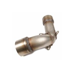 An exhaust manifold to the muffler JL Righthand stainless steel for Vespa PX - PE 200-200 Rally