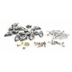 75450100 - Tiras de estribo completas con férulas y remaches para el chasis Vespa 150 GS VS1 hasta 05150