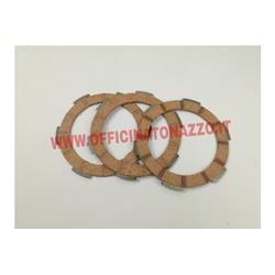 05700.21 - Clutch 3 discs in Parmakit cork specific for ECV Superstrada group for Vespa 50 - Primavera - ET3 - PK