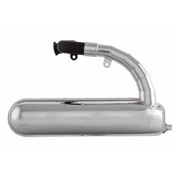 Silenciador Racing Exhaust Sip Road cromado para Vespa Primavera - ET3