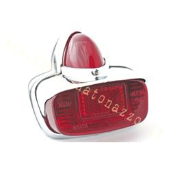 Rear light in metal complete with gasket for Vespa VNB3T> 5T - VBA1T DAL 110486> - VBB1T> 2T - GS150 DAL 0087590> - GS160