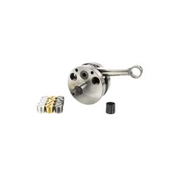 Pinasco crankshaft full shoulders, keyed "Racing" for Pinasco crankcase cone 20 for small Vespa