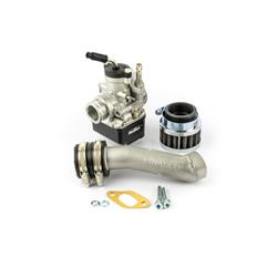 valve d'aspiration Kit Pinasco PHBL 22 AD attaque élastique avec deux trous pour Vespa 50 - Primavera - ET3