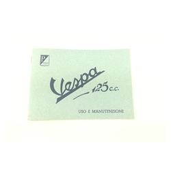 610035M - Libretto di uso e manutenzione per Vespa 125 del 1949