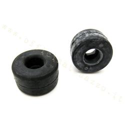 Amortiguador trasero inferior Silent Block para Vespa PK (Ø interno 13 mm, Ø externo 38 mm, espesor 21 mm)