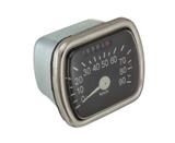 Contachilometri scala 90km/h sfondo nero per Vespa V30-33, VM, VN, ACMA, VL1 (73x62mm)