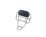 Portapacchi posteriore cromato con schienale per Vespa GT - GTR - Sprint - Sprint V. - GL - Super - TS - VNB da 4T>6T - VBA - VBB - PX