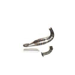 QUATTRINI M3 200 GTR expansion muffler Specific competition for 200cc M200 cylinder for Vespa 50 - Primavera - ET3