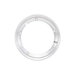 Circle SIP sin cámara 2.10x10 "de aluminium pulida para Vespa 50-125-150-200, Mitin, PX, Sprint etc. (válvula et incluyendo tuercas pre-montado)
