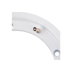 Jante Tubeless SIP 2.10x10", BLANCHE pour Vespa 50-125-150-200, Rally, PX, Sprint etc. (valve pré-assemblée et écrous inclus)