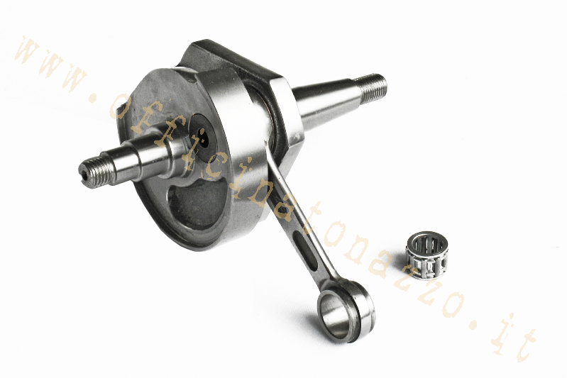 amt030 - Mazzucchelli crankshaft anticipated super competition with HF connecting rod, stroke 43, cone 20, Vespa PK50