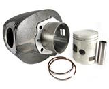 Cilindro SIP 200cc in ghisa 3 travasi tipo originale per Vespa Rally 180