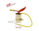 Condensatore rinforzato a due fili - Vespa VESPA P125X - P150X (6V senza frecce )