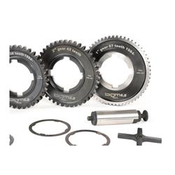 Motor gear kit -BGM PRO- Vespa PX Arcobaleno, Disc, My, 2011 (1984-) - PX125 (VNX2T 232053-, ZAPM), PX150 (VLX1T 624602-, ZAPM), PX200 (VSX1T 315267-), Cosa, T5 125cc , LML Star 2-stroke, Star 2-stroke - 12/57, 13/42, 17/38, 21/35